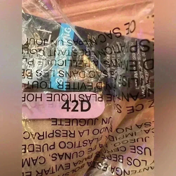 NEW Bali smoothing bra size 42D taupe padded underwire 7 ways to wear no slip - Picture 7 of 7